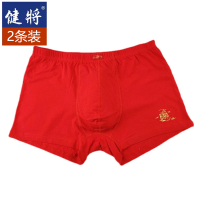 健将男士平角内裤本命年