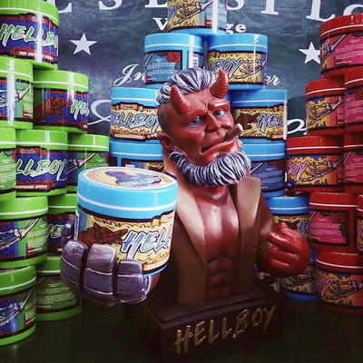 男士复古油头膏美国HELLBOY地狱男爵强力持久定型保湿水基大背头