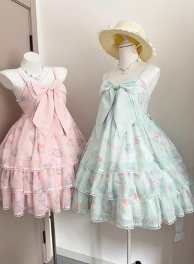 【二团定金预约】兔崽原创甜心小贝jsk/短袖op 夏日海边lolita