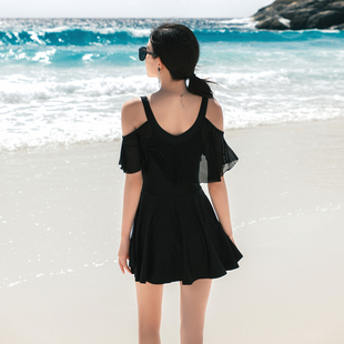 遮肉显瘦微胖绝美泳装 绝美高级感时尚 泡温泉2025新款 连体泳衣女款