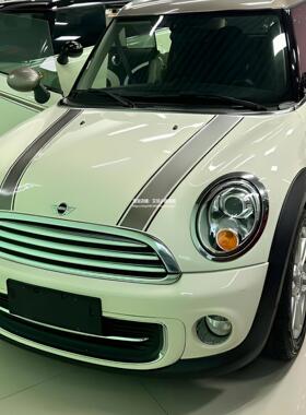 适用于宝马miniR55海德公园引擎机盖车身腰线clubman拉花改色车贴