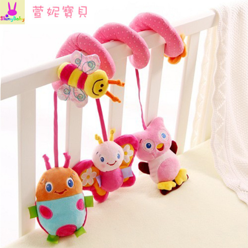 乐园婴儿新生儿益智安抚床上玩具