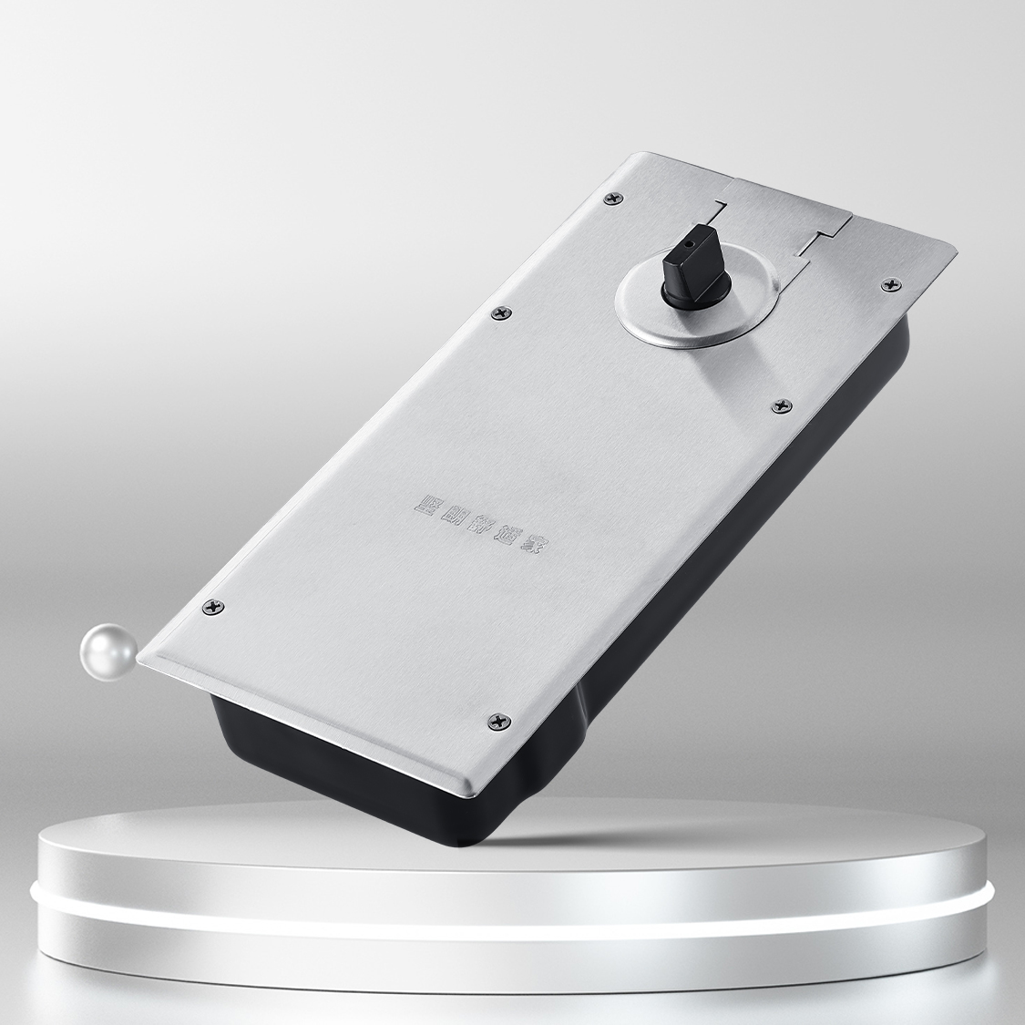 坚朗地弹簧有框无框玻璃门地璜弹地弹簧配件玻璃门地弹簧90度定位