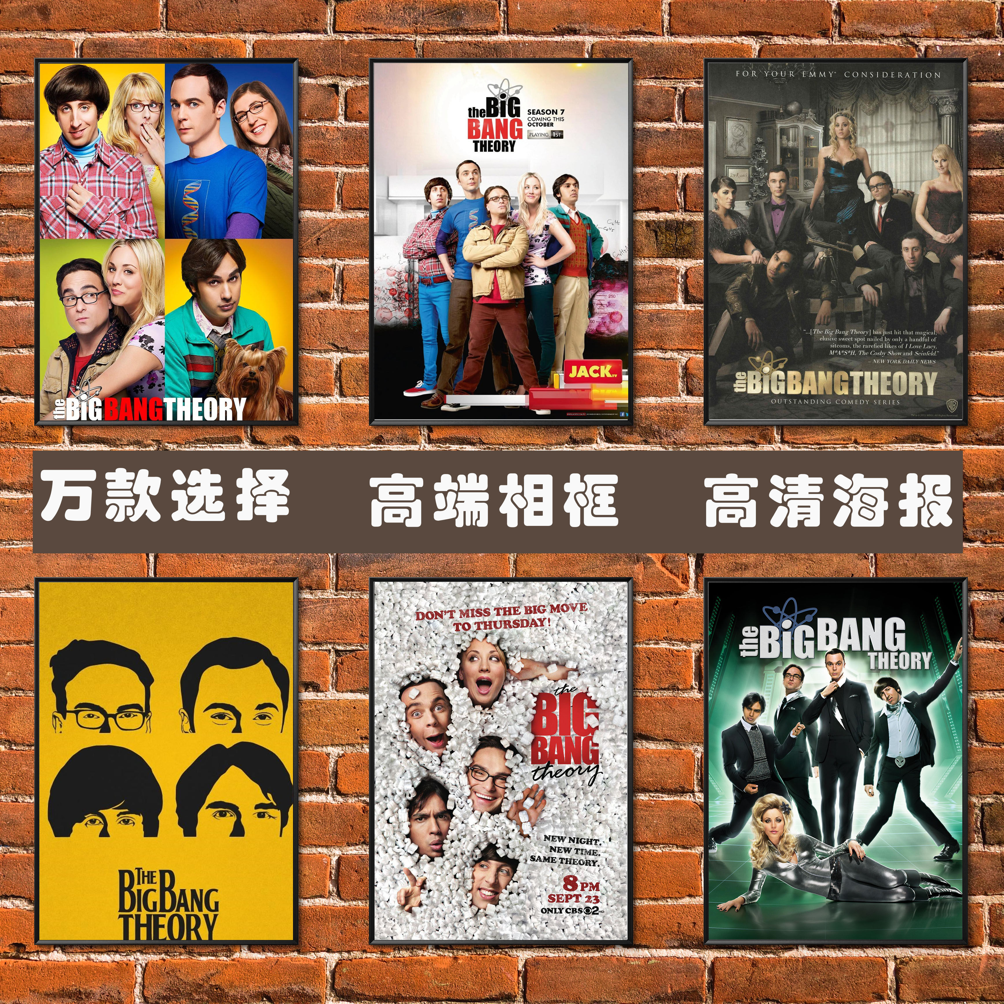生活大爆炸海报 谢耳朵美剧电影装饰画 吉姆帕森斯 sheldon谢尔顿