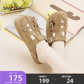 女鞋 三福女凉拖鞋 饰松弛感勃肯鞋 玩趣菁英扣件装 852654 春季