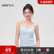 修身 三福竹节吊带带杯背心 时尚 休闲柔软透气外穿内搭女514854