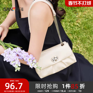 三福包包女式2025新款链条包斜挎包质感小包包超火通勤单肩腋下包