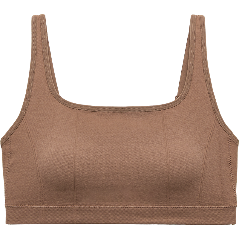 【少女文胸】三福抹胸宽肩带背心发育期高中生学生美背运动内衣女