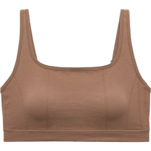 【少女文胸】三福抹胸宽肩带背心发育期高中生学生美背运动内衣女