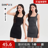 三福连衣裙2026新款 显瘦吊带背心短裙小个子包臀裙子女装 夏季 修身