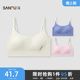 三福无缝一体织跳跳杯吊带 外穿裹胸女514563 透气带杯背心修身