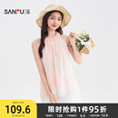 上衣女装 三福衬衫 晕染宽松无袖 夏花边挂脖2025巨好看 503644 小衫