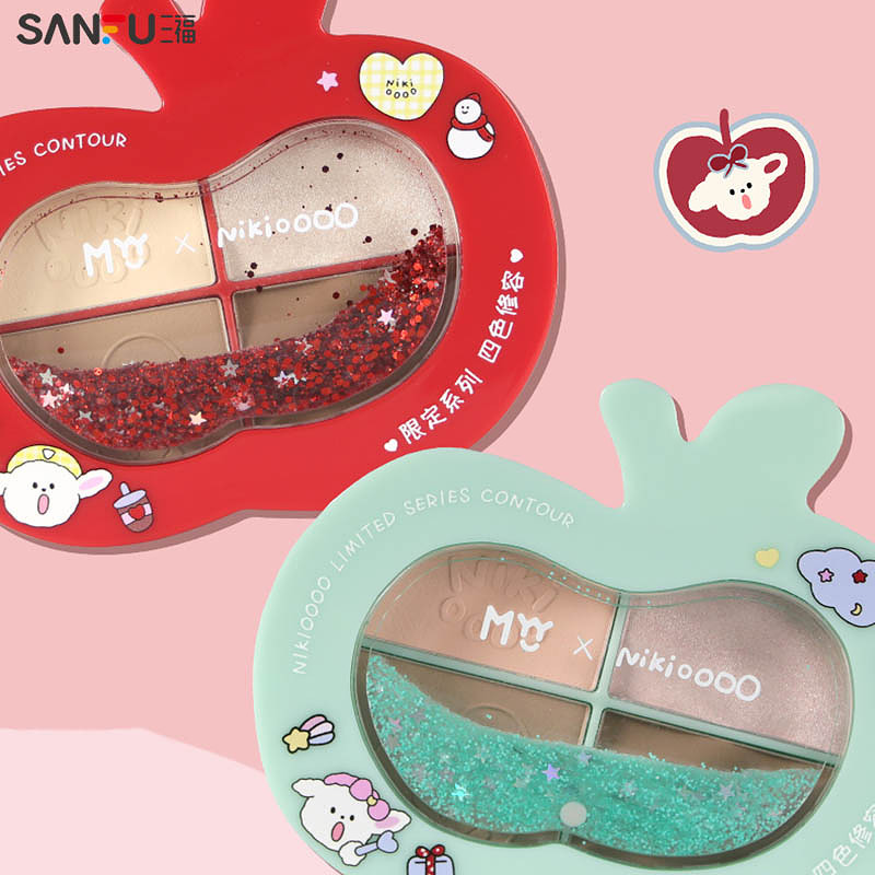 三福MYY小菜狗限定四色修容盘 497009