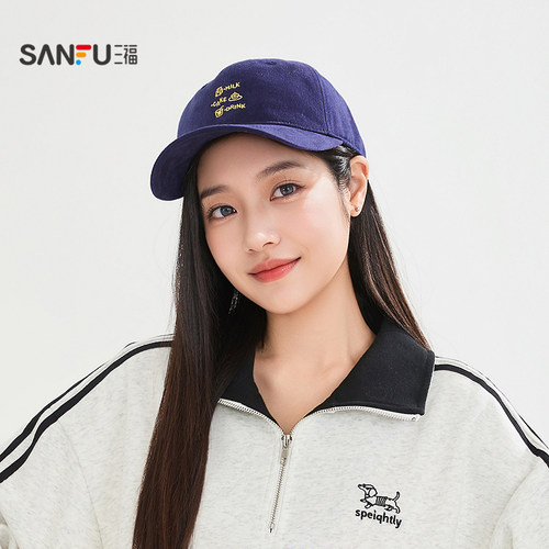 三福棒球帽简约休闲鸭舌帽 潮流造型服饰配件配饰帽子517428
