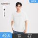 打底衫 t恤男英文字母都市宽松圆领半袖 521162 短袖 三福2026夏季