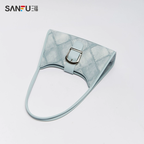 Сумка подмышку, модная ретро классическая джинсовая сумка через плечо, 2023