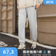 小标宽松长裤 时尚 474949 束脚抽绳运动风休闲裤 三福2026男士