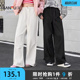 时尚 阔腿工装 裤 三福休闲裤 子女装 秋季 宽松直筒长裤 508064 2025新款