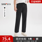 裤 三福2025秋冬新款 子506261 直筒面膜裤 长裤 休闲裤 男口袋拉链修身