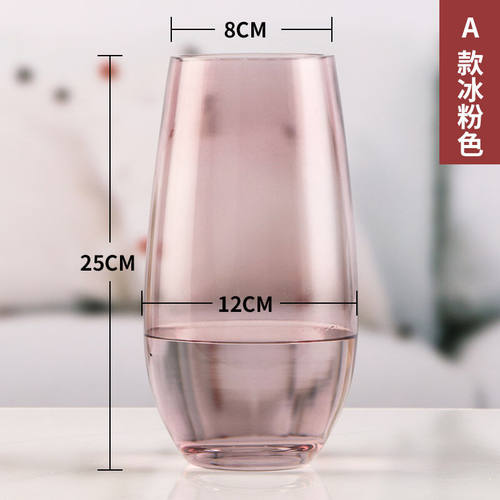 ROYAL恐龙蛋造型花器欧式彩色玻璃花瓶插花透明客厅餐桌工艺品摆