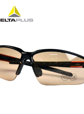 代尔塔护目镜橙色渐变色户外眼镜防紫外线防尘沙防风男骑行防护眼