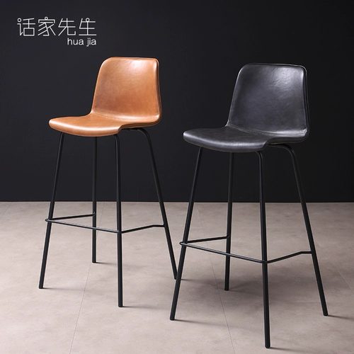 Black Bar Claft Retro Bar Стул, скамейка, металлический высокий стул промышленного стиля