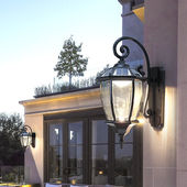 庭院别墅大门 led壁灯太阳能户外防水欧式 蒂伦克诗 DILUNKESHI