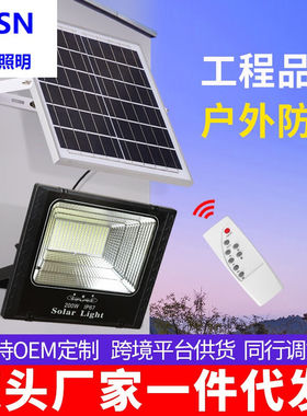 锐生（RESN）太阳能路灯户外投光灯防雨家庭院灯源头厂家定制贴牌