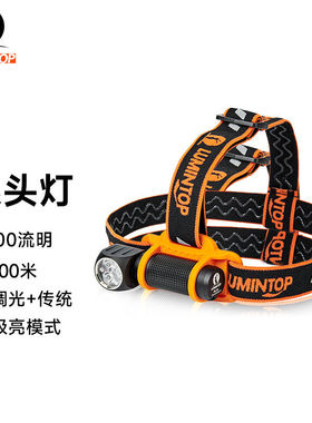 雷明兔HL3A头灯强光分体式夜钓鱼头灯头戴式工作灯超轻小号超亮超