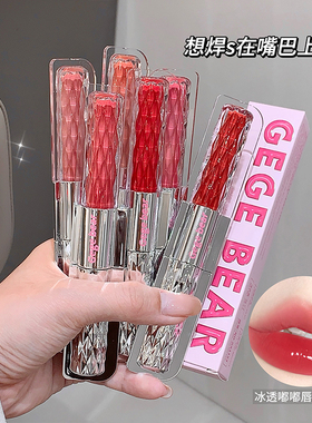 两种质地全都要！炫色双头唇釉滋润保湿嘟嘟唇水光镜面不易粘杯