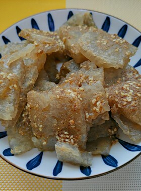 正宗河南特产安阳李记皮渣350g/盒红薯粉条煎炸上烩菜虾米味姜蒜