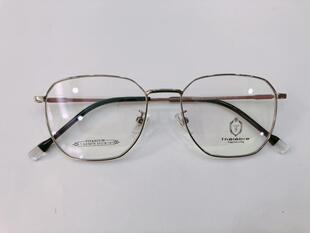 实体店专柜 希伯莱眼镜架 希伯莱钛时尚眼镜架 T-DX19175