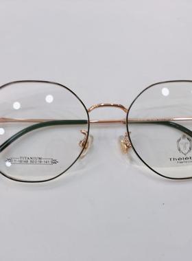 实体店专柜 希伯莱眼镜架 希伯莱钛时尚超轻眼镜架 T-19149