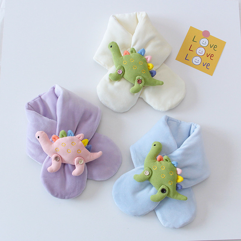 可爱恐龙儿童围巾冬季柔软小孩子宝宝围脖保暖夹棉男女童防风脖套,服饰配件/皮带/帽子/围巾,围巾/丝巾/披肩,淘宝优惠券,粉丝福利购,淘宝优惠卷