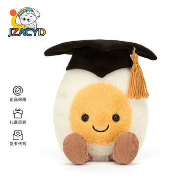 英国JZACYD毕业水煮蛋博士玩偶