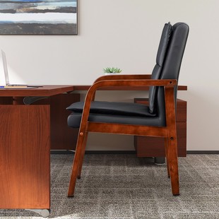 现代实木椅办公椅电脑椅会议椅书房课桌椅班前椅大班椅麻将椅西皮
