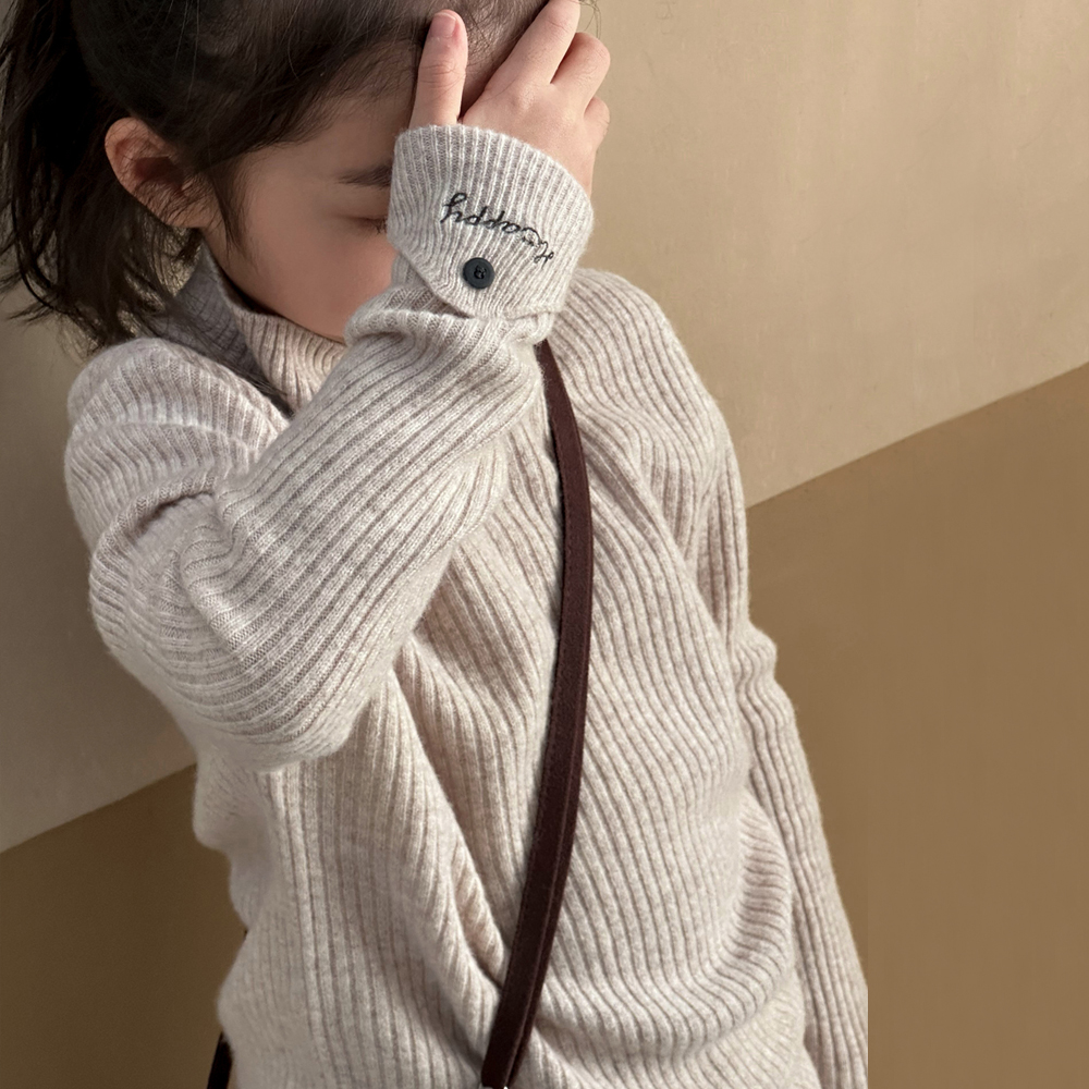 针织毛衣女童洋气冬季