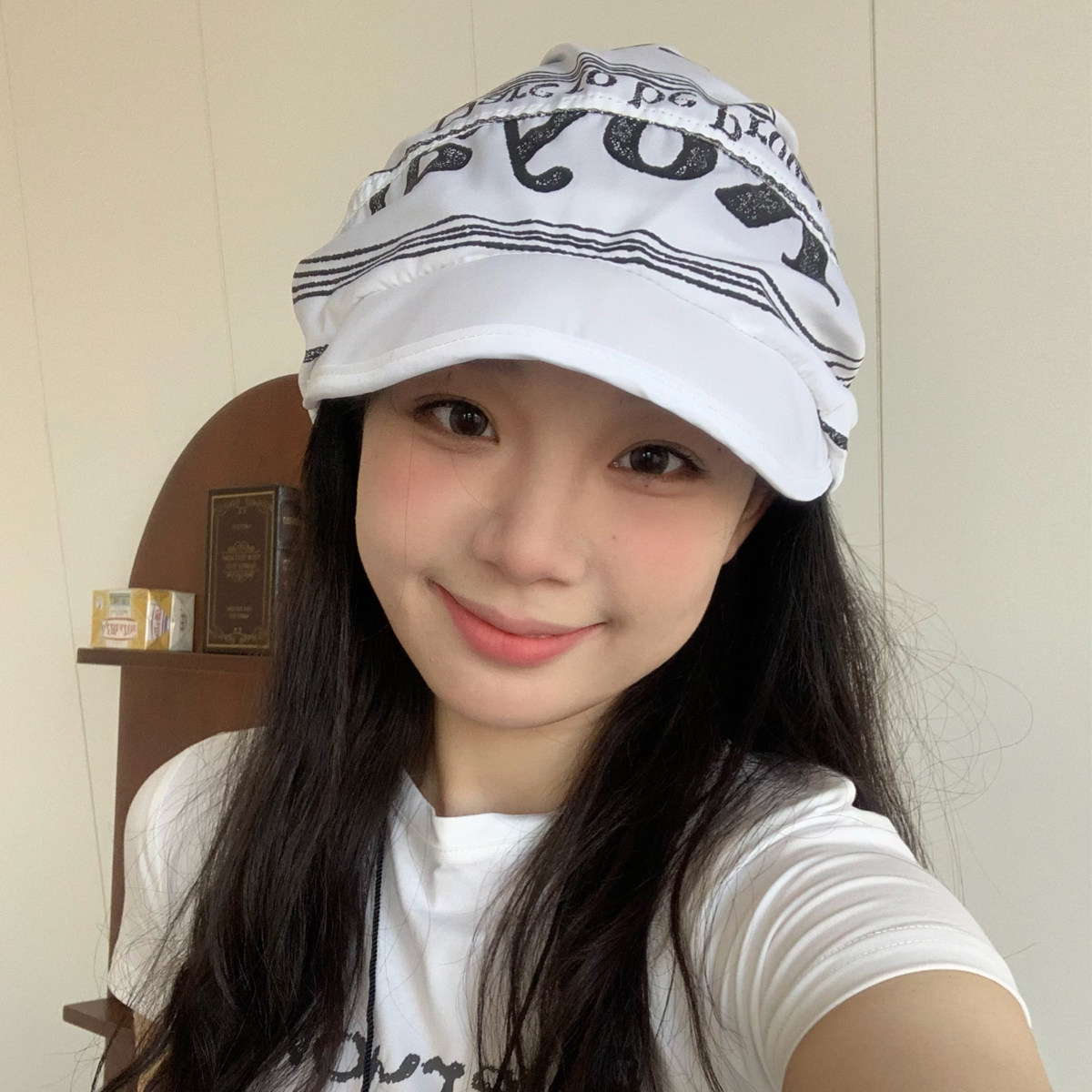 韩国ins泫雅同款速干头巾帽女夏季薄款松紧系带防晒遮阳帽包头帽