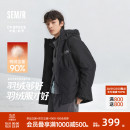 森马航天合作系列羽绒服男发热防风三防外套2025新款 加厚保暖 冬装