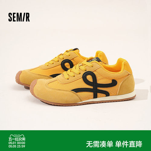Semir女鞋小歪头复古德训阿甘鞋