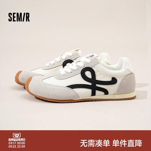 Semir女鞋小歪头复古德训阿甘鞋