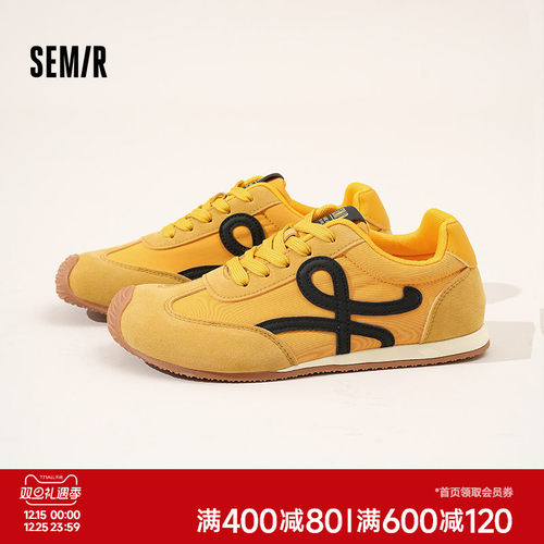 Semir女鞋小歪头复古德训阿甘鞋