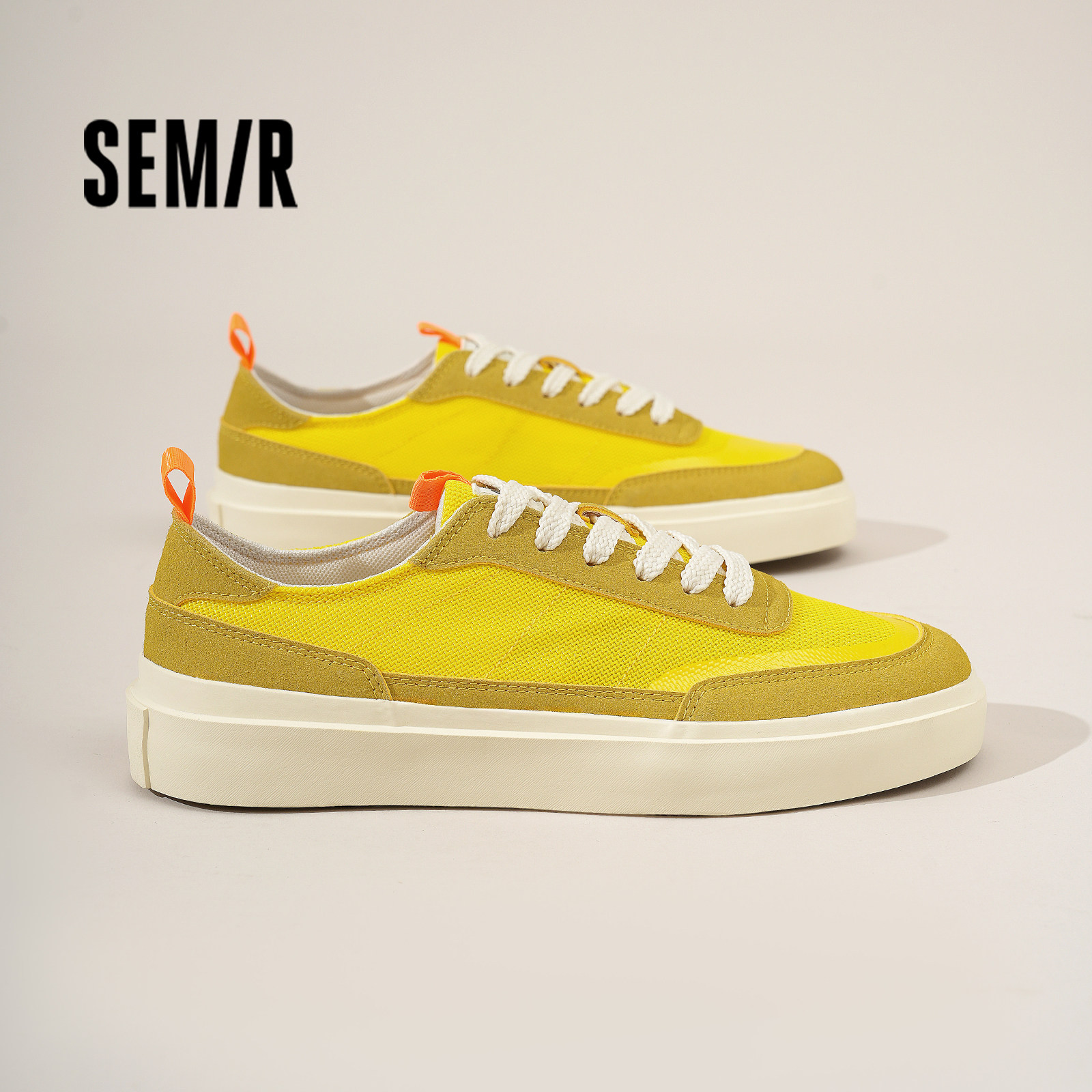 Semir男鞋板鞋男2026春季新款百搭高级感潮鞋厚底增高休闲运动鞋,流行男鞋,休闲板鞋,淘宝优惠券,粉丝福利购,淘宝优惠卷