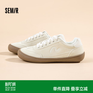 德训鞋 子女ins潮百搭休闲板鞋 2026春夏新款 平底鞋 小白鞋 Semir女鞋