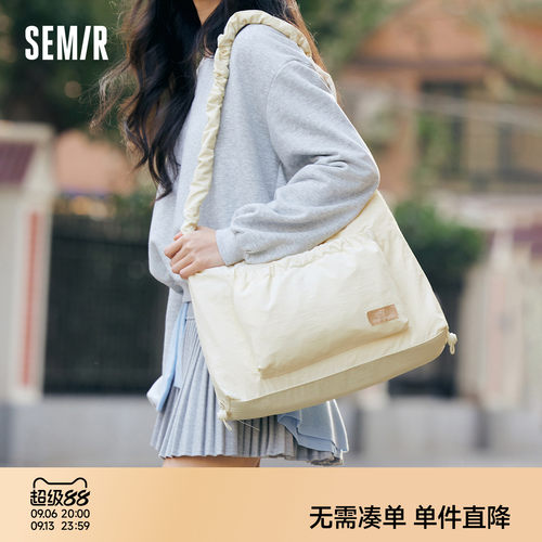 森马包包女托特包大容量单肩包