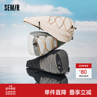 森马腰包男山系户外胸包防水登山包骑行徒步轻便背包2025款斜挎包