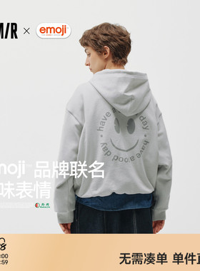 商场同款|森马emoji™ 联名系列卫衣女春oversize2026新款短上衣
