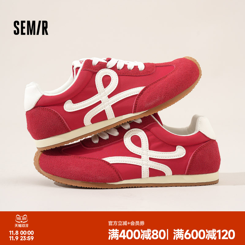 Semir女鞋小歪头复古德训阿甘鞋