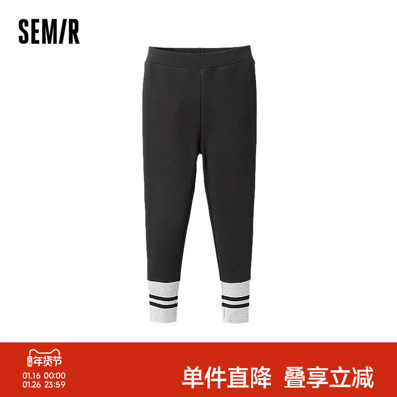 森马儿童打底裤2024年新款加绒弹力修身长裤灯芯绒裤子冬季女童装,童装/婴儿装/亲子装,裤子,淘宝优惠券,粉丝福利购,淘宝优惠卷