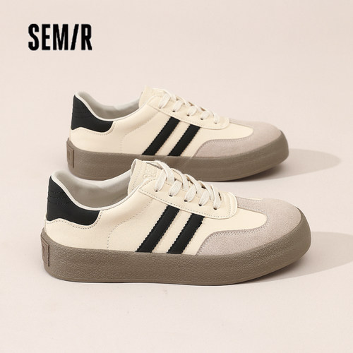 Semir男鞋德训鞋低帮白色平底